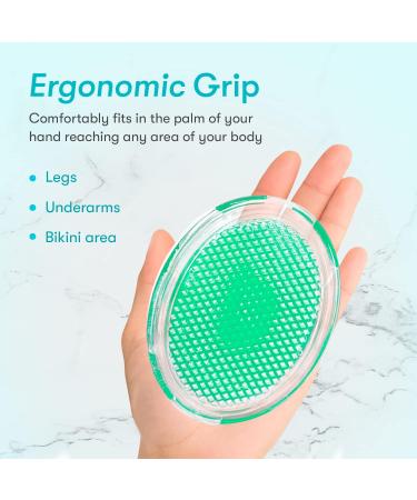 Beenax Exfoliating Brush - Razor Bump and Ingrown Hair Treatment - Shaving Irritation Solution for Smooth Skin - Men and Women - Buy Online on GoSupps.com