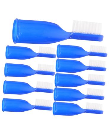 Partykindom 10th small toothbrushes mini toothbrush prison finger toothbrush cleaning brushes for the household toothbrush for adult toothbrush travel plastic accessories camping