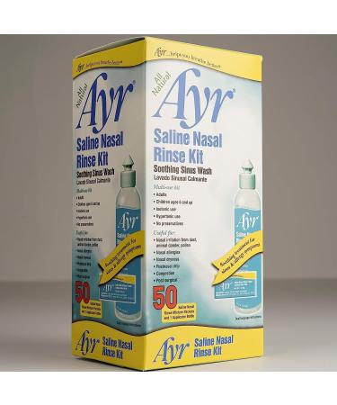 Buy Ayr Saline Nasal Rinse Kit - Soothing Nasal Relief Worldwide Shipping - Buy Online on GoSupps.com