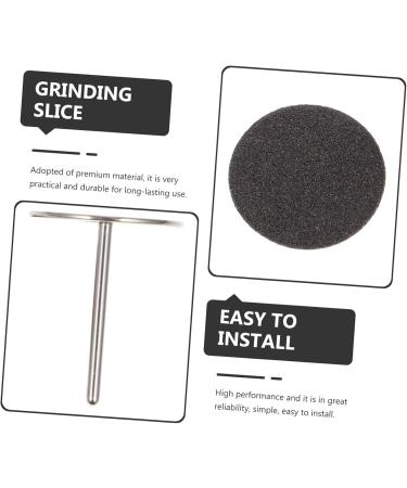 minkissy 3 Sets Nail Polishing Sheets Mini Accessories face Scraper Tool Nails Drill bits Foot Sanding disc Manicure disc bit Electric Grinding Slices Manicure Accessory Metal Shaft - Buy Online on GoSupps.com