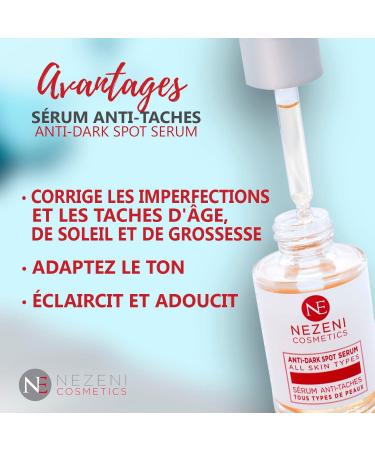  NE NEZENI Effective anti-stain depigmenting serum | 13 active ingredients: 10% Niacinamide + 2% Arbutin + Vit-C + 3 powerful new active ingredients. Nezeni Generation - Low Preservatives 2 Years Closed Shelf - Buy Online on GoSupps.com
