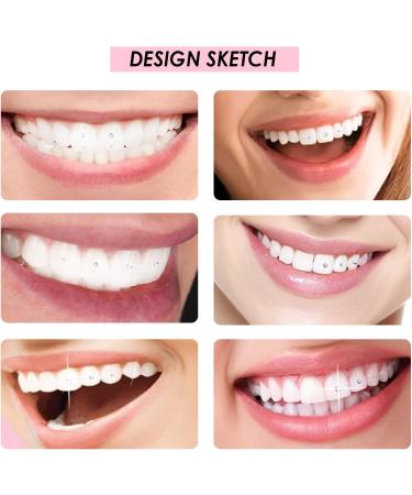 Tooth Gemstone Set - DIY Tooth Jewelry Kit with Glue | Crystal Dental Stone Decoration - Buy Online on GoSupps.com