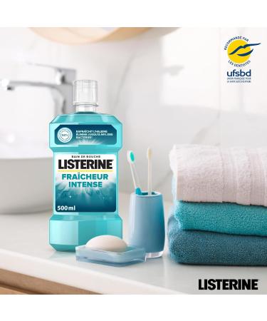 Buy Listerine Antiseptic Mouthwash - Intense Freshness 500ml | Fast International Shipping - Buy Online on GoSupps.com