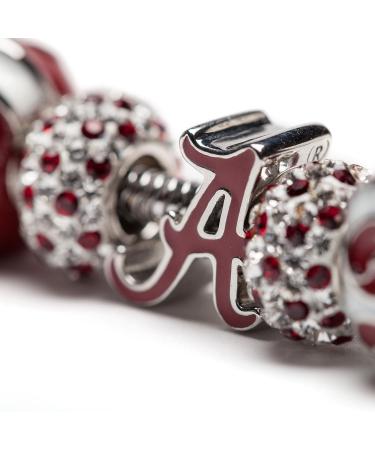 University of Alabama Stainless Steel Bead Charm - Perfect UA Gift for Charm Bracelets - Buy Online on GoSupps.com