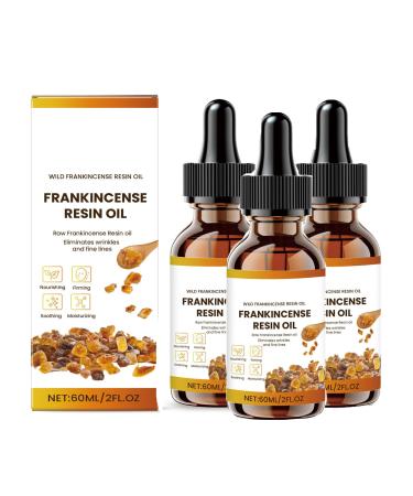 LinBomZony Set of 3 organic frankincense resin-infused oils for face and body natural face serum cold-pressed moisturizer Smooths wrinkles and fine lines deeply nourishes the skin