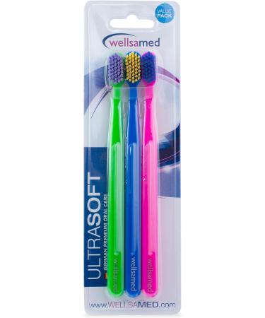 Buy Wellsamed Ultrasoft Manual Toothbrush for Sensitive Teeth - 24 Pack | International Shipping Available - Buy Online on GoSupps.com