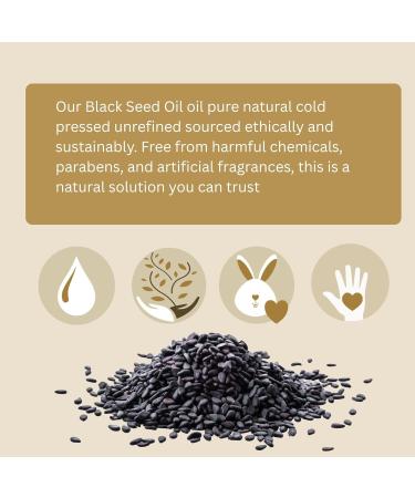 Best Nature's Cosmetics Black Seed Kumin Oil organic cold pressed unrefined 2 oz/60 ml 2 Fl Oz (Pack of 1) - Buy Online on GoSupps.com