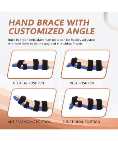 Buy Resting Hand Splint for Carpal Tunnel Stroke & Arthritis Adjustable Wrist & Finger Support Fits Left/Right Hands M Version 3 with MESH - Buy Online on GoSupps.com