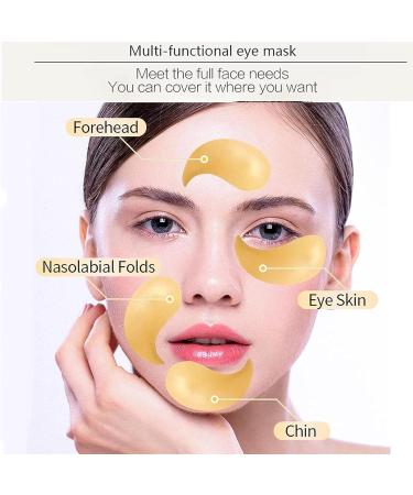KAYZON 24K Gold Under Eye Patches | Collagen Eye Masks for Puffiness Dark Circles & Wrinkles | 60 Pcs Eye Skin Care Pads - Buy Online on GoSupps.com