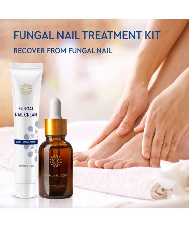 Natural Heals Nail Fungus Treatment Kit - Liquid & Cream for Healthy Toenails | Repair Fungal Infections, Stop Fungus Growth, Extra Strength Formula - Buy Online on GoSupps.com
