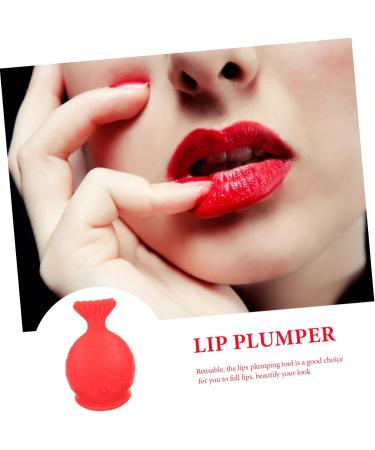 PLAFOPE Silicone Fish Lip Filler (red) Quick Lip Plumper Lip Filler Beauty Pump Lip Enhancer Lab - Buy Online on GoSupps.com