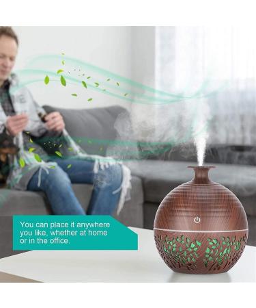 130ml Essential Oil Diffuser - Portable Aromatherapy Humidifier with Cool Mist & 7 LED Color Lights - Ideal for Home & Travel - Buy Online on GoSupps.com