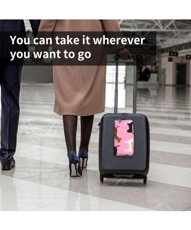 Cute Chihuahua Dog Cosmetic Bag | Large Pink Travel Toiletry Organizer | Portable Makeup Bag for Dogs Lovers - Buy Online on GoSupps.com