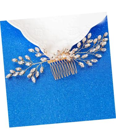 FRCOLOR hair barrettes for women Hair Combs For Women womens hair clips Pearl Bridal Side bride hair accessory hair accessories for flower girls Miss European and American flower crystal - Buy Online on GoSupps.com