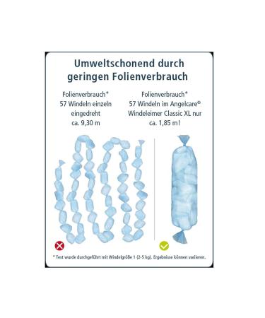 Angelcare Diaper Pail Classic XL - 69cm Height with 4 Refill Cassettes | International Shipping Available - Buy Online on GoSupps.com