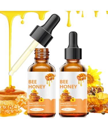 2 Pcs Honey Eye Drops Honey for Eye Bee Honey Eye Drops Stingless Bee Honey Eye Drops Moisturizes Eyes and Relieves Fatigue