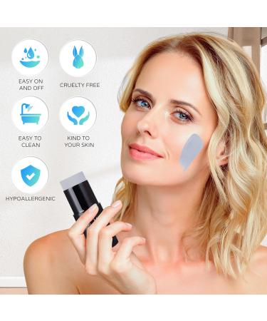 Go Ho Water Based Light Gray Face Paint Stick 1.06 Oz - Non-toxic Cream Body Makeup for Theater & Halloween SFX Cosplay - Buy Online on GoSupps.com