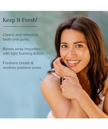 Heritage Store Hydrogen Peroxide Mouthwash - Eucalyptus & Fresh Mint - Gentle Oral Care for Healthy Gums Sweetened with Xylitol 16oz - Buy Online on GoSupps.com