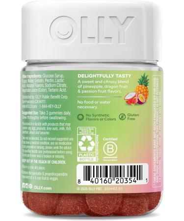 OLLY Supergood Superfoods Gummies Supports Immune & Digestive Health * 15 Superfoods Prebiotics Vitamin C Tropical Bliss Flavor 20 Day Supply - 60 Count - Buy Online on GoSupps.com