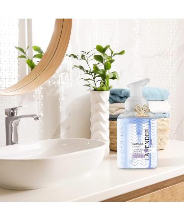 LOVERY Foaming Hand Soap - 17.9 fl oz Moisturizing Aloe Vera & Essential Oils - Lavender Jasmine Scent - Alcohol-Free Hand Wash - Perfect for Kitchen & Bathroom - Free Bracelet with Purchase - Buy Online on GoSupps.com