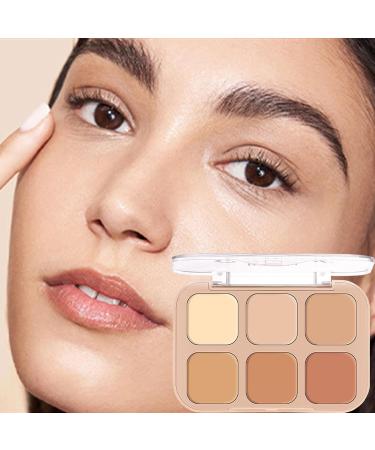  Iouyjiu Makeup Concealer Palette Facial Contouring Powder Palette Natural Tone Beauty Supplies Perfect for Parties Night Out Daily Use Shopping & Dating - Buy Online on GoSupps.com