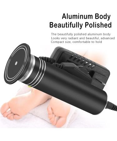 Adjustable Speed Electric Callus Remover with 60 Sandpaper Disks - Professional Foot File Pedicure Tool (FCR-02 Black) - Buy Online on GoSupps.com