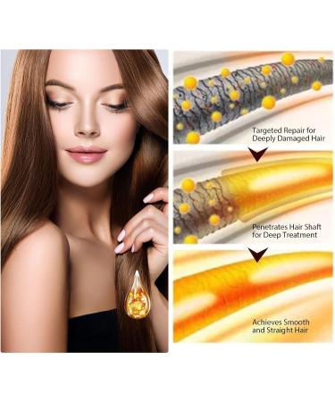 Dyceittdia Set of 2 collagen hair care products: 50ml hair treatment oil and 100g collagen mask improves frizz and dryness split ends suppleness and - Buy Online on GoSupps.com