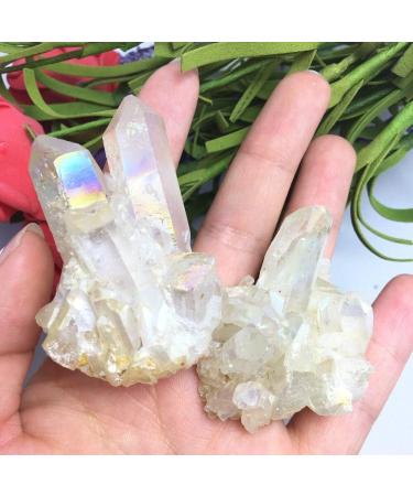 2pcs Quartz Titanium Bismuth Silicon Rainbows Natural Stones and Minerals Raw Stones and Minerals - Buy Online on GoSupps.com