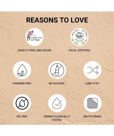 Iib-ba Pure Skin Liquid Foundation - Natural Beige 30ml | Full Coverage l Long Lasting | Lightweight l Oil Free Dewy Finish | SPF 15 | Halal Certified & Vegan Makeup - Buy Online on GoSupps.com