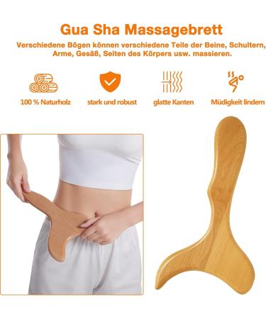 Set of 5 Wooden Massager Rollers for Cellulite & Lymph Drainage - Maderotherapy Wood Therapy Tool with Box - Buy Online on GoSupps.com