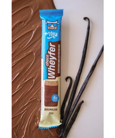 Mais Mu - Display Chocowheyfer Proteico - 25g - Baunilha - Buy Online on GoSupps.com