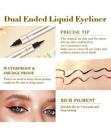 SU YAMMY Black Waterproof Liquid Eyeliner - Smudge Proof Eye Liner Pen for Women - Buy Online on GoSupps.com