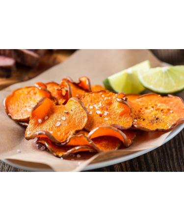  TASTY POTT Tasty Pott Organic Sweet Potato Chips I Vegan Snack I Potato Chips I Crunchy Sweetpotato I Potato I Vegetable Snack I Salad Topping I In a Bag 200g - Buy Online on GoSupps.com