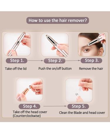 NUZELA Rose Gold Hair Clipper & Body Hair Trimmer | Painless Facial Hair Remover | Unisex Adult Grooming Tool - Buy Online on GoSupps.com