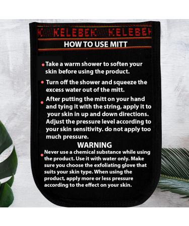 Kelebek Turkish Hammam Kese Exfoliating Glove | Dead Skin Cleanser & Body Scrub | Skincare Kit for Soft Skin | Women & Men - Buy Online on GoSupps.com