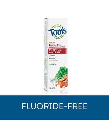 Tomâ€™s of Maine Spearmint Propolis & Myrrh Fluoride-Free Toothpaste - 5.5 oz - Buy Online on GoSupps.com