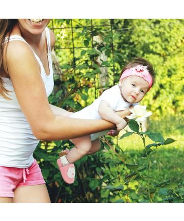 Soft Leather Baby Shoes for Boys and Girls | Non-Slip Rubber Soles | Cartoon Prewalker Sneakers | 0-24 Months | Pink Cat - Buy Online on GoSupps.com