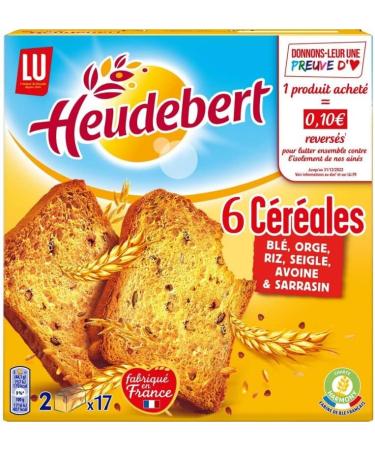 LU Heudebert Biscotte Cereal 300 g (Pack of 4) - Buy Online on GoSupps.com