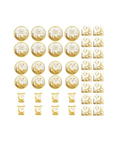 kurriuwu Elegant Disposable Tableware Party Supplies Festive Set for Parties Celebrations Paper Cups Plates Convenient Dinnerware Kit Festivals 1 Set 4X-Large