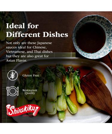 Shirakiku Gluten Free Oyster Sauce | Sweet & Savory Authentic Asian Cuisine Sauce | Natural Liquor Extract Non GMO | 18 Oz - Buy Online on GoSupps.com