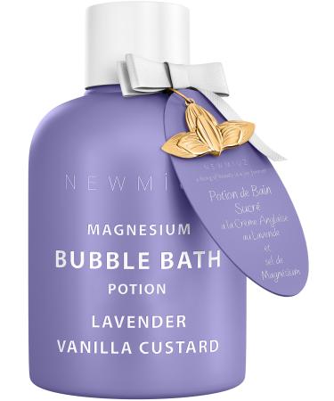Magnesium Bubble Bath Lavender Vanilla - Luxury Long Lasting Bubble Foaming Bath For Sore Muscles - Epsom Salt Moisturizing Relaxing Stress Relief - Spa Self Care Spa Gift for Women Birthday Christmas