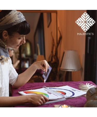 Stone Crystal Fortune Teller Clock - White Quartz Radiesthesia Pendulum - 10g | International Shipping Available - Buy Online on GoSupps.com