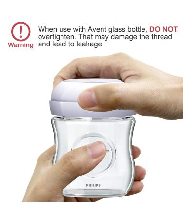 Maymom Replacement Screw Ring for Philips Avent Natural Bottles - Compatible with Avent PP/Glass Bottles - Made by Maymom - Buy Online on GoSupps.com