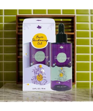 Jeruytgh Natural hair oils for Organic Hair Density Oil Hair Thickening Scalp Oil Scalp oil for thickness 70 ml hair growth oil Organic hair thickening oil for daily use - Buy Online on GoSupps.com