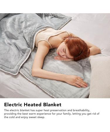 Riuulity Electric Blanket - 6 Heat Settings for Home & Office | Cozy Safe & Versatile - Buy Online on GoSupps.com