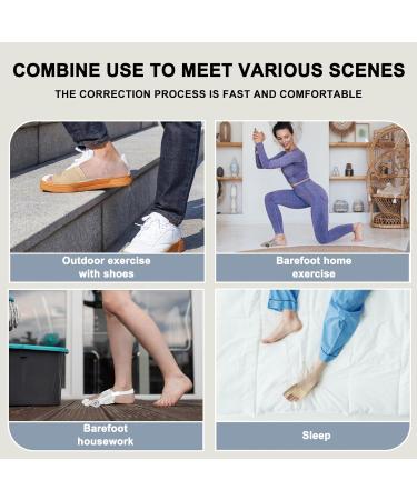 Bunion Corrector for Men | Adjustable Splint for Big Toe Discomfort | Comfortable Left/Right Fit | Large Size - Buy Online on GoSupps.com