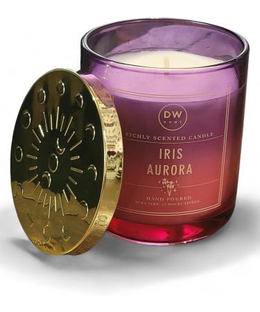 Richly Scented Iris Aurora Candle - Hand Poured Single Wick in Pink Jar with Tin Lid | Premium International Shipping - Buy Online on GoSupps.com