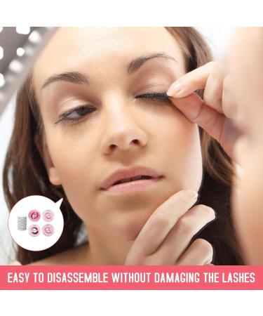 Self Adhesive Eyelashes Reusable 4 Pair Pre Glued Eyelashes False Eyelashes Self Adhesive Lashes Preglued Eye Lashes 3D Lashes Stick on Eyelashes No Glue Needed Waterproof Natural Look False Lashes - Buy Online on GoSupps.com