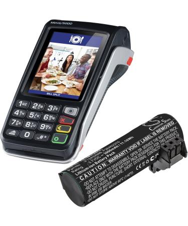 Buy 3000mAh Battery for Ingenico F12432566 F26402376 Move 5000 Series - International Shipping Available - Buy Online on GoSupps.com
