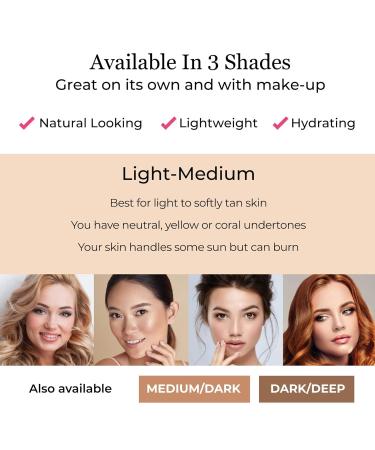 Tint and Tighten Color Smoothing Eye Cream | Anti-Aging for Under Eye Wrinkles Dark Circles & Puffiness Instant Eye Bag Remover Light-Medium - Buy Online on GoSupps.com